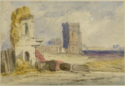 Landschaft mit Ruinen von William Callow